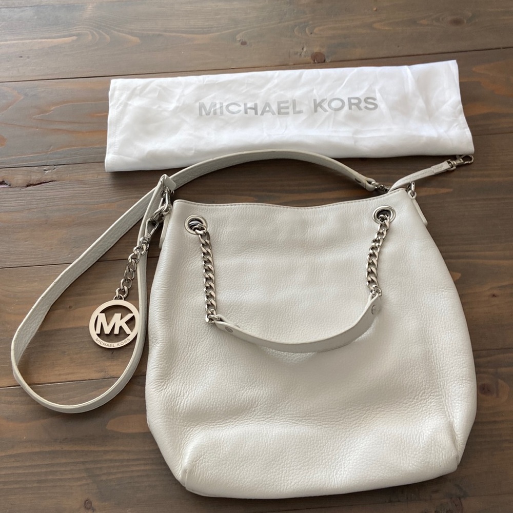 Michael Kors White Handbag